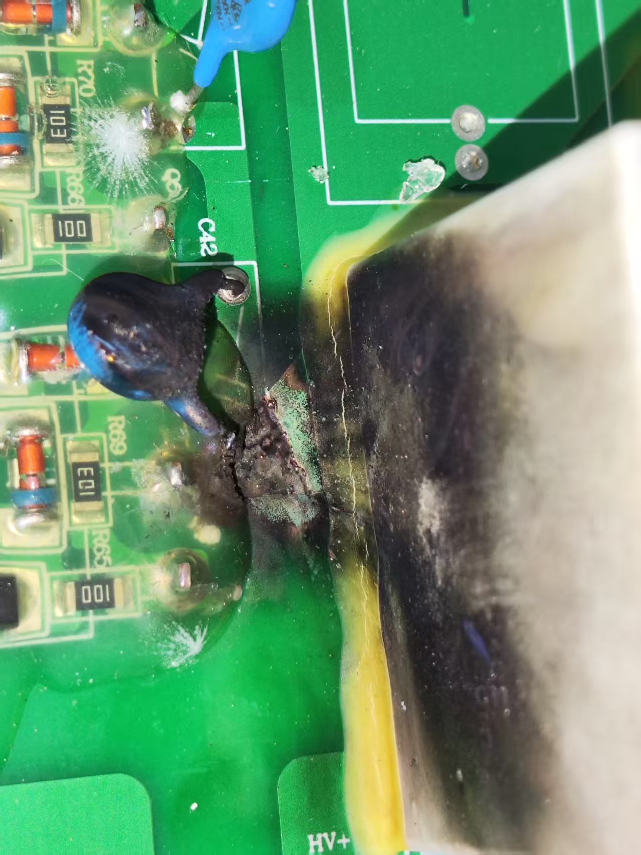 PCB-burnout