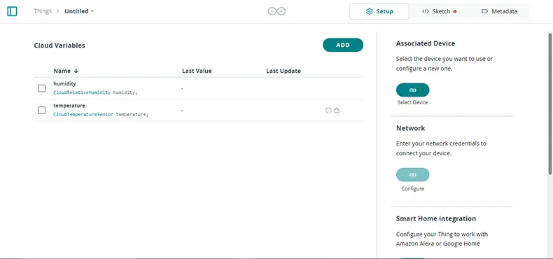 Add humidity and temperature variables