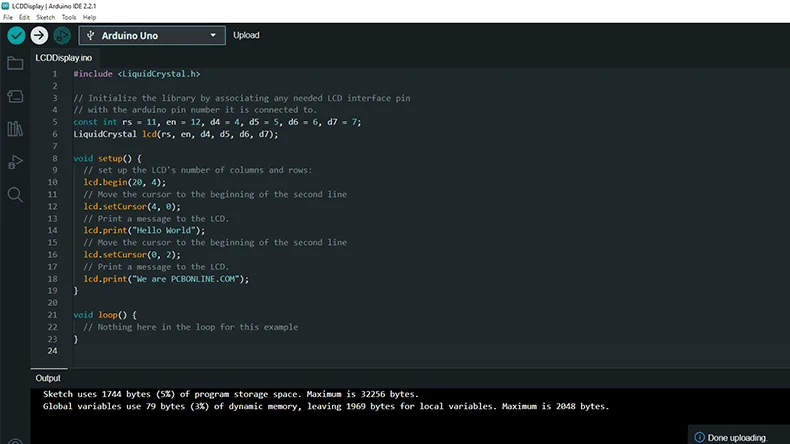 Arduino IDE upload code