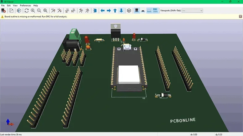 beeHive monitoring system PCBA