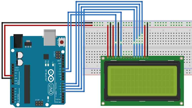 connect LCD with Arduino