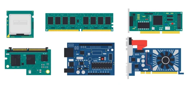 electronic-components-and-circuit-boards-illustrations