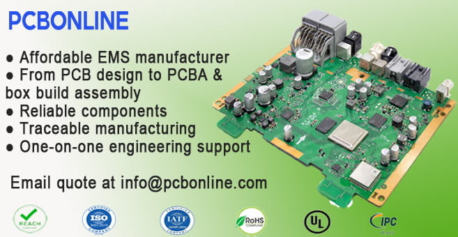 PCBONLINE EMS PCB assembly
