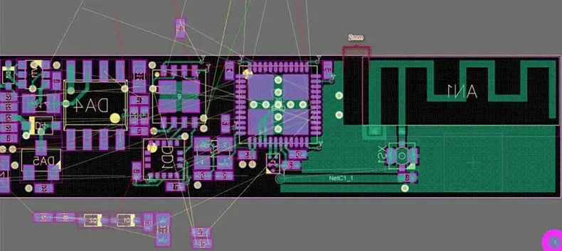 fitness band flexible PCB layout