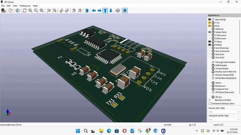 fitness tracker PCB 2