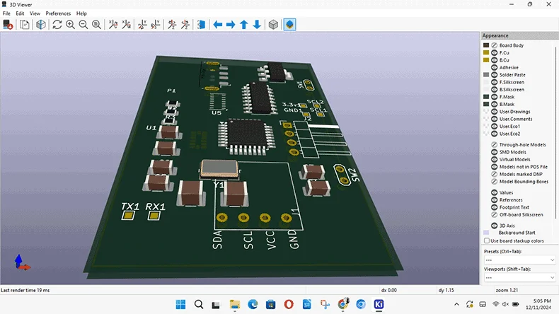 fitness tracker PCB 3