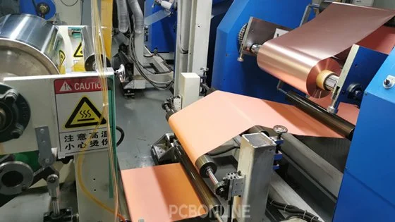 flexible copper clad laminate fabrication