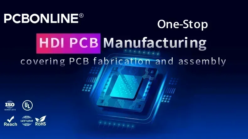 HDI PCB assembly PCBONLINE