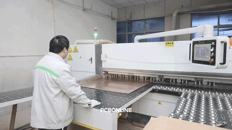 HDI PCB manufacturing cut laminate