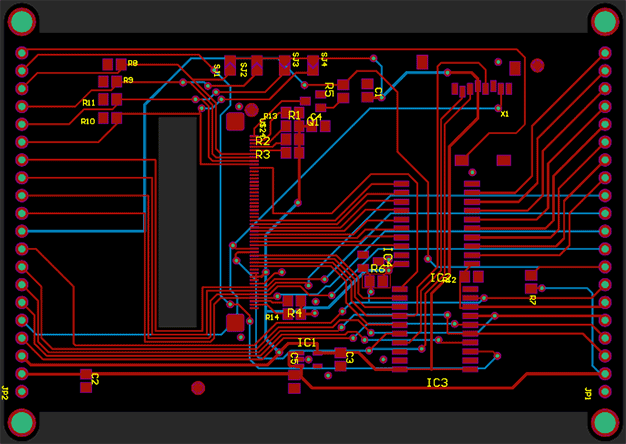 ILI9341 LCD PCB Gerber 2