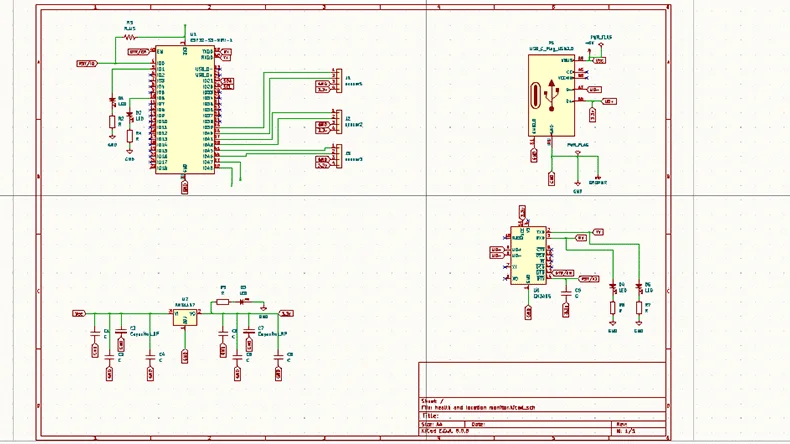 IoT health monitoring schematic