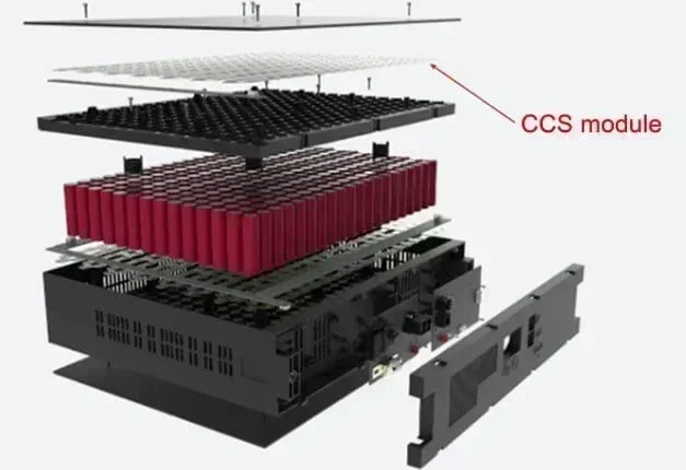 CCS battery cell contact system