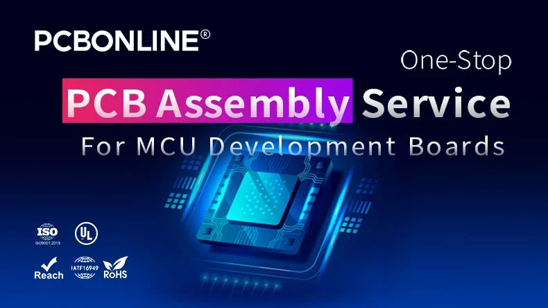 MCU board PCB assembly PCBONLINE