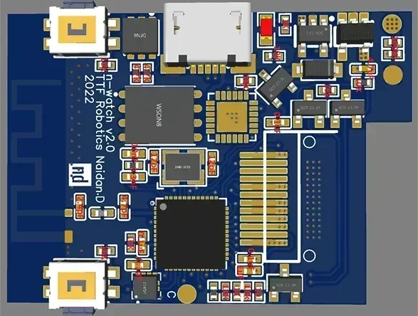 n-watch v2.0 PCBA