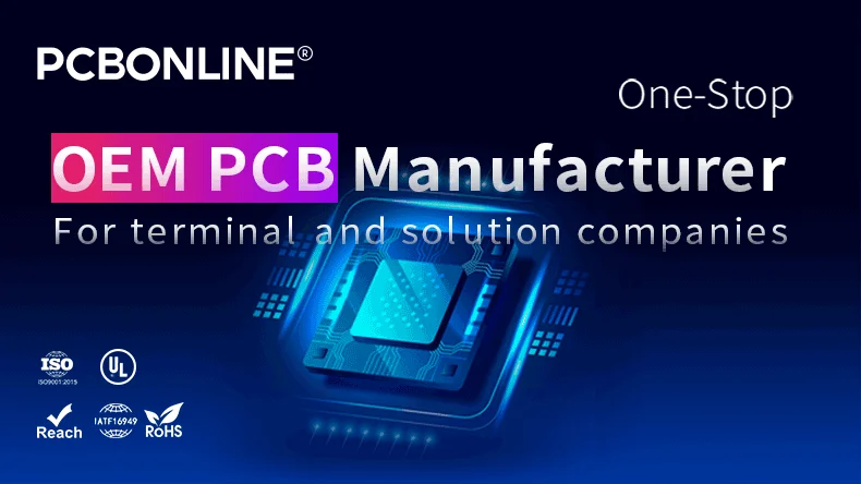 OEM PCBA manufacturer PCBONLINE