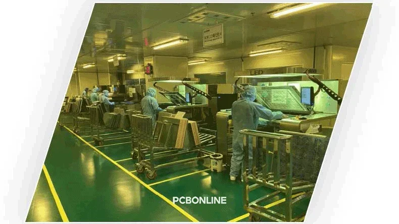 PCB CCD. LDI line