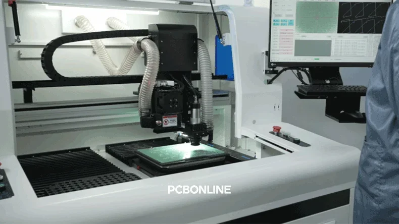 PCB depaneling with router-type machine