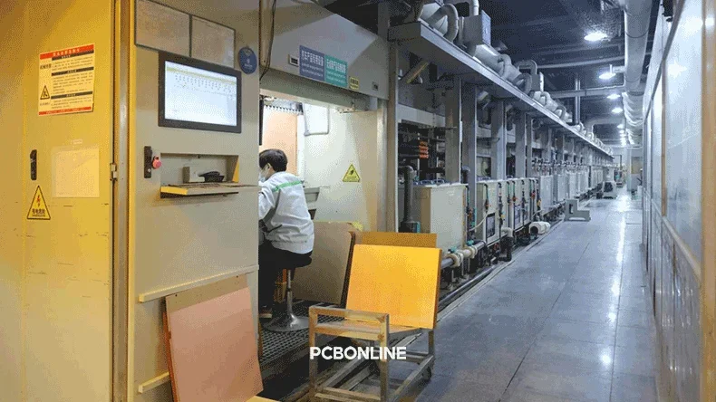 PCB factory of PCBONLINE