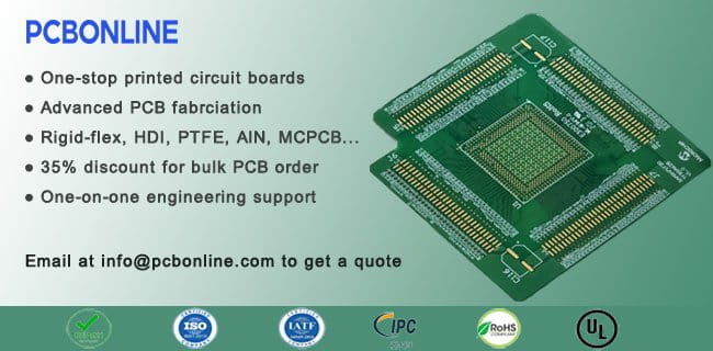 PCB manufacturer PCBONLINE