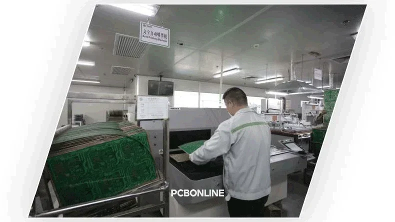 PCB silkscreen printing line