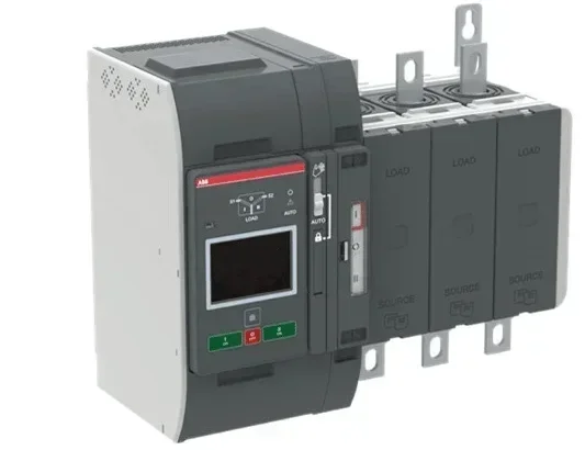 PLC-controlled automatict transfer switch