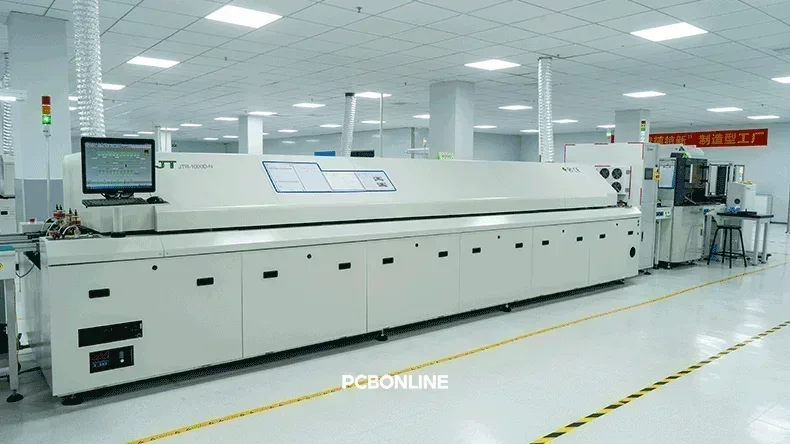reflow solder oven