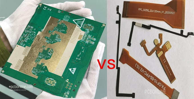 rigid PCB vs flex PCB