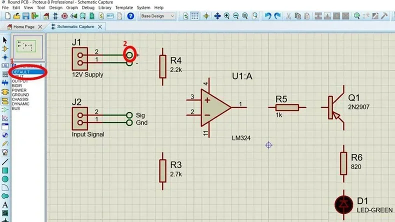 round PCB circuit design 5