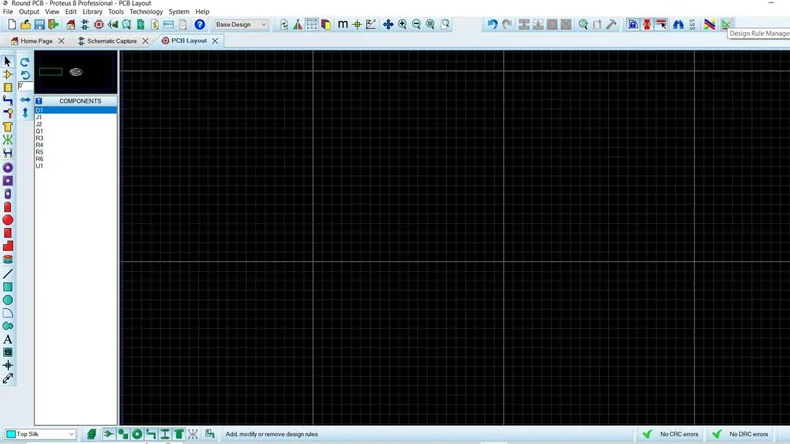 round PCB route connections 1