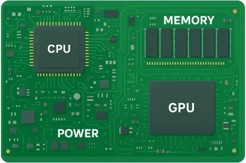 server PCB simple image