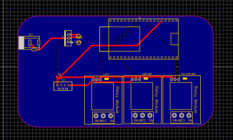 smart hydroponics system PCB design1