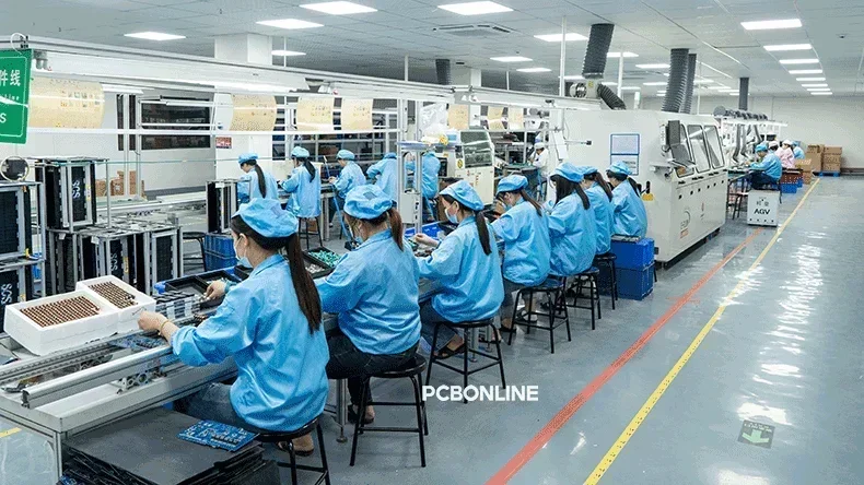 THT assembly line