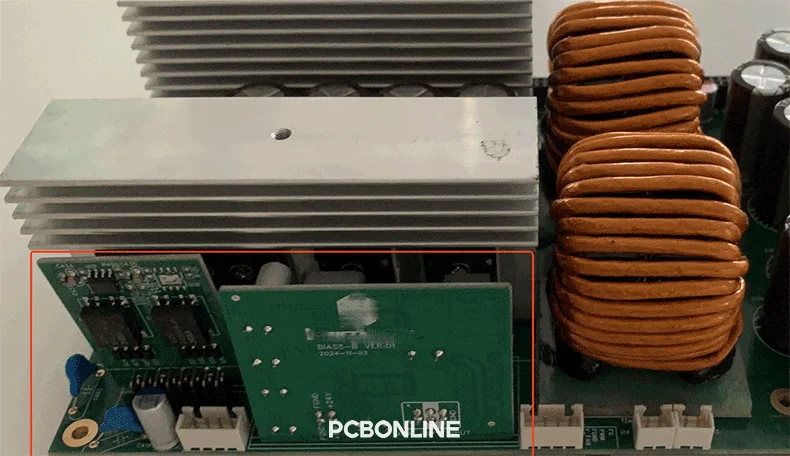 vertical PCB on PCB
