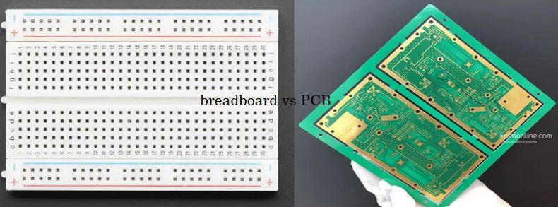 breadboard vs PCB