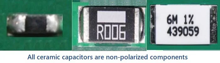non-polarized ceramic capacitor