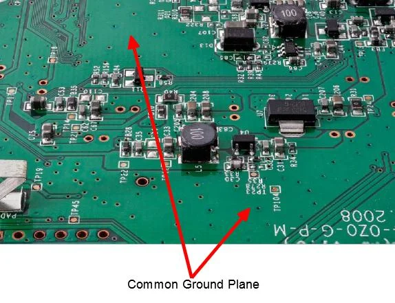 common PCB ground plane