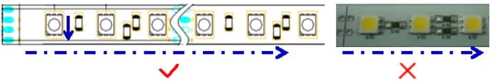 improper LED PCB assembly