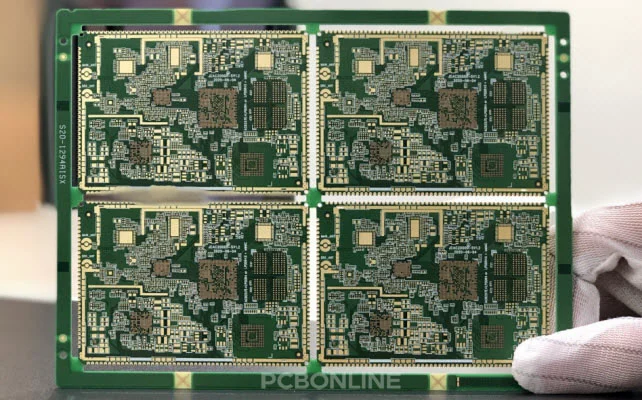 PCB half holes