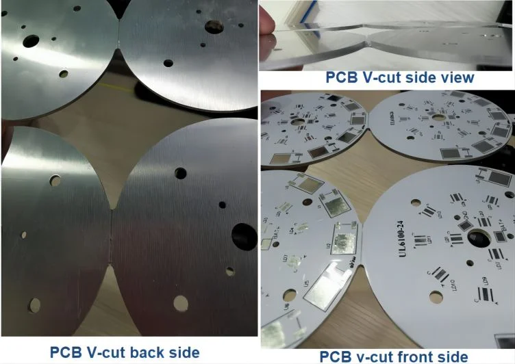 round PCB V-cut