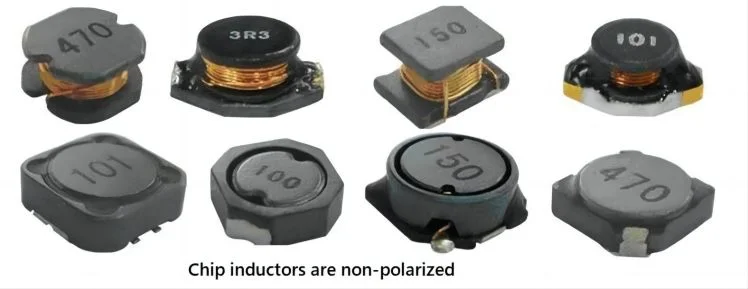 chip inductors are non-polarized