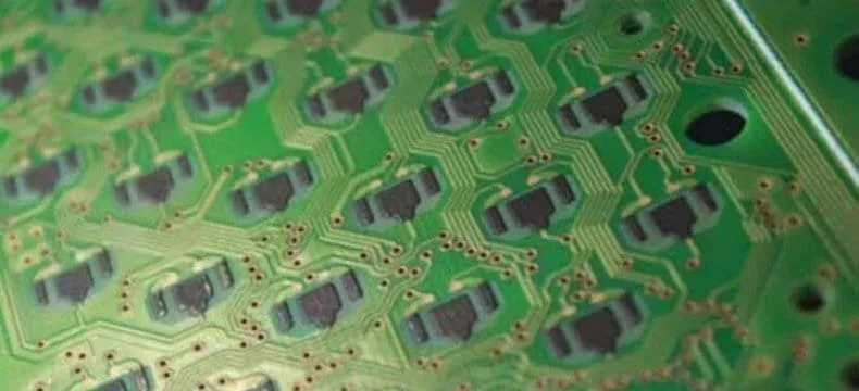 carbon contacts on PCB
